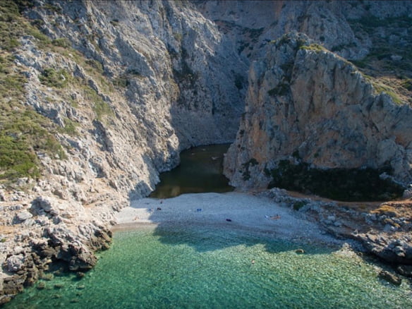 Φυσικές περιοχές Κυθήρων Φαράγγι Κακιάς λαγκάδας